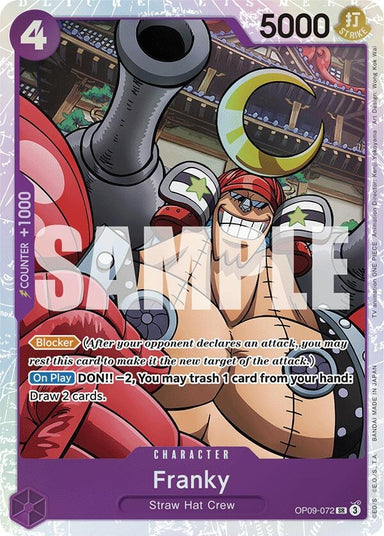 Image for Franky (OP09-072) (Emperors in the New World) (OP09) - One Piece Card Game
