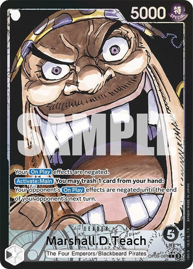 Image for Marshall.D.Teach (081) (Parallel) (OP09-081) (Emperors in the New World) (OP09) - One Piece Card Game