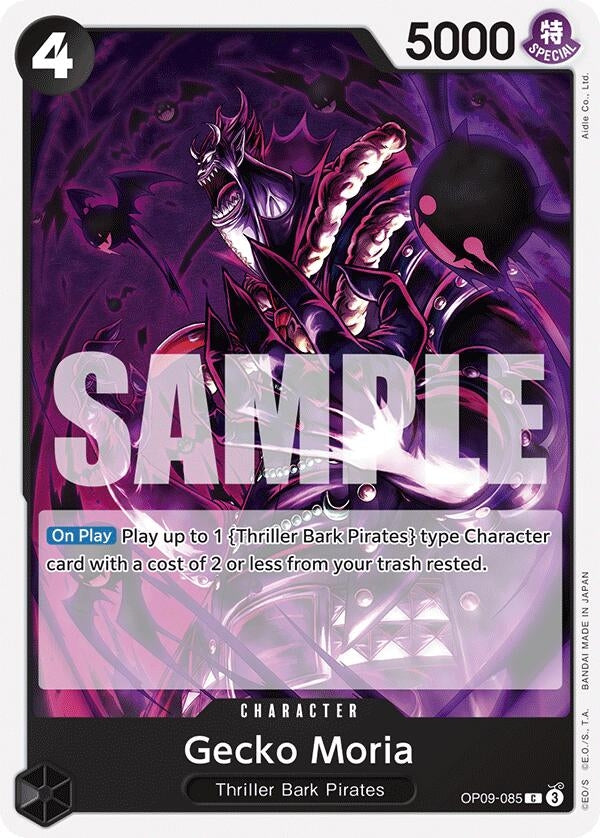 Image for Gecko Moria (OP09-085) (Emperors in the New World) (OP09) - One Piece Card Game
