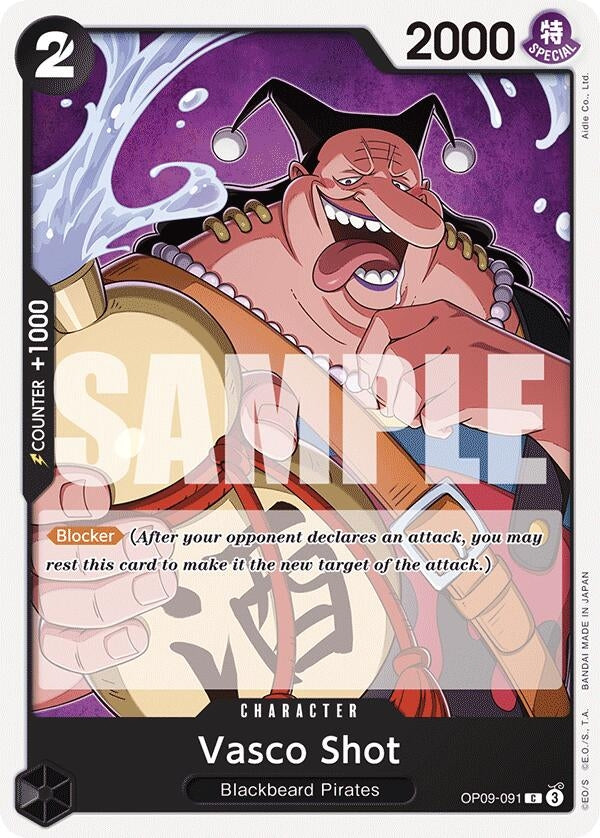 Image for Vasco Shot (OP09-091) (Emperors in the New World) (OP09) - One Piece Card Game