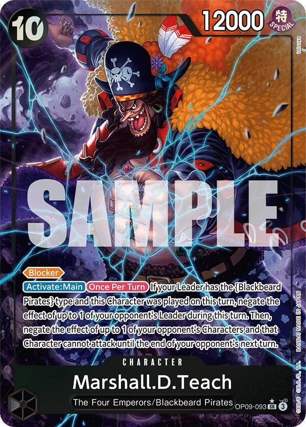 Image for Marshall.D.Teach (093) (Alternate Art) (OP09-093) (Emperors in the New World) (OP09) - One Piece Card Game