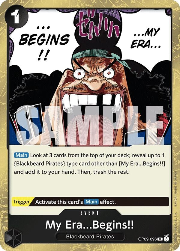 Image for My Era...Begins!! (OP09-096) (Emperors in the New World) (OP09) - One Piece Card Game