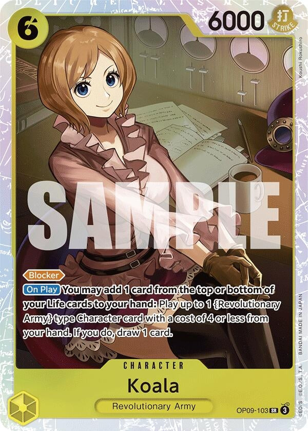 Image for Koala (OP09-103) (Emperors in the New World) (OP09) - One Piece Card Game