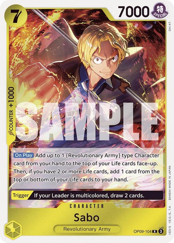 Image for Sabo (104) (OP09-104) (Emperors in the New World) (OP09) - One Piece Card Game