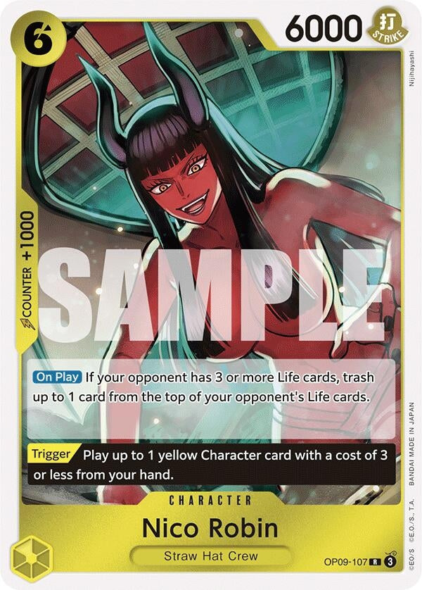 Image for Nico Robin (107) (OP09-107) (Emperors in the New World) (OP09) - One Piece Card Game
