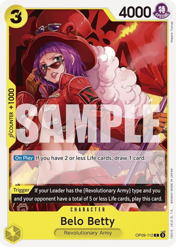 Image for Belo Betty (OP09-112) (Emperors in the New World) (OP09) - One Piece Card Game