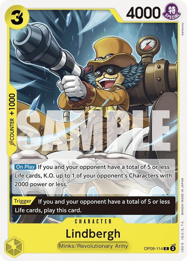 Image for Lindbergh (OP09-114) (Emperors in the New World) (OP09) - One Piece Card Game
