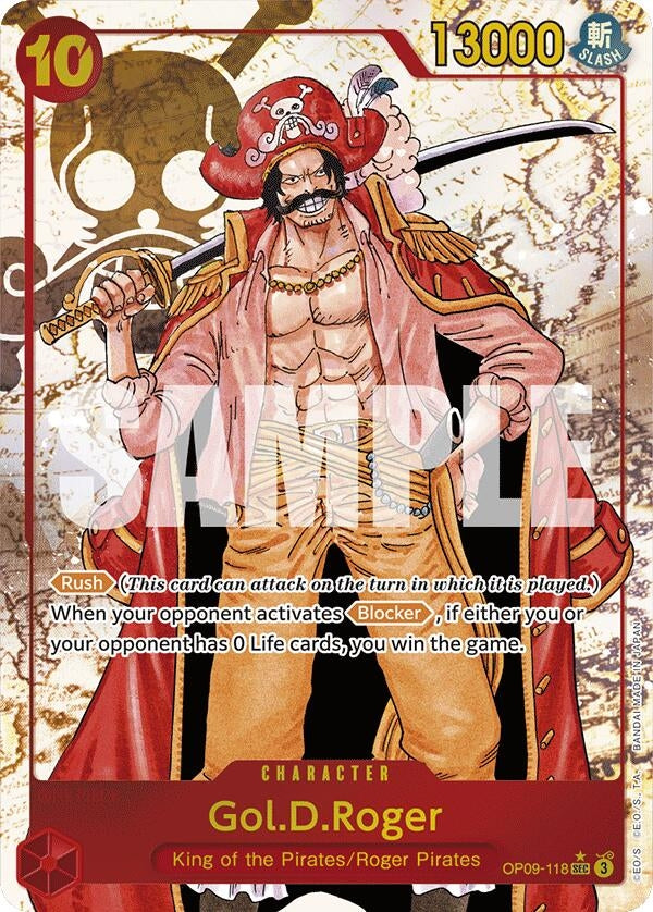 Gol.D.Roger (Alternate Art) (OP09-118) (Emperors in the New World)