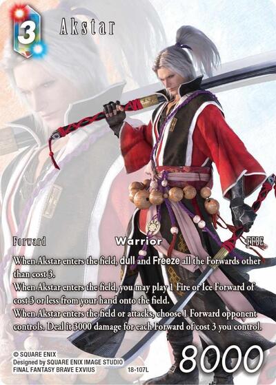 18-107L  -  Akstar - (FULL ART)