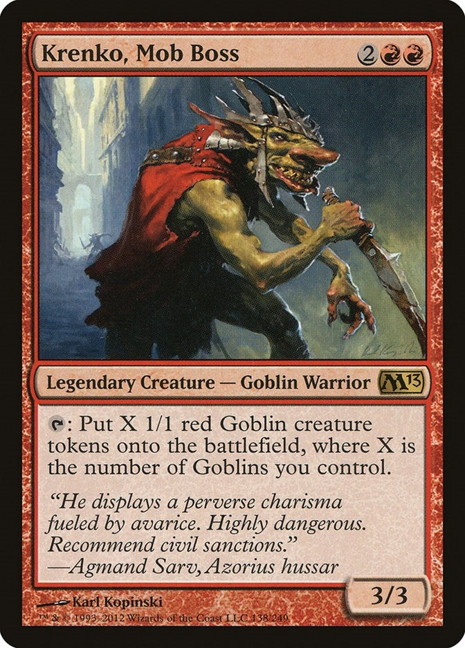 Krenko, Mob Boss (138) (Magic 2013 (M13))