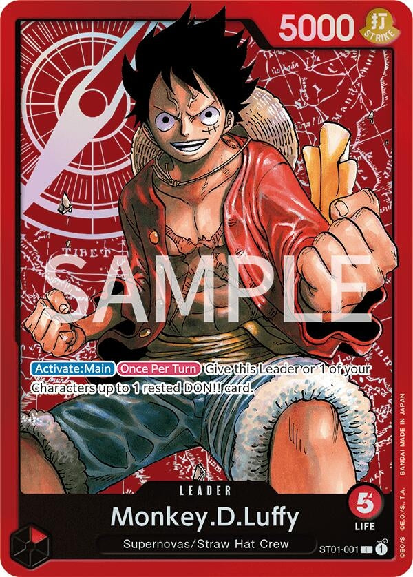 Monkey.D.Luffy (ST01-001) (Revision Pack Cards)