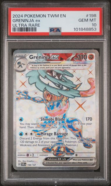 GRENINJA ex ULTRA RARE - PSA 10