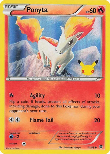 Image for Ponyta (014/083) (Celebrations) (CLB) - Pokemon