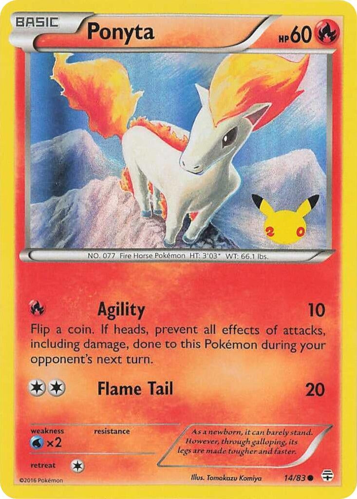 Image for Ponyta (014/083) (Celebrations) (CLB) - Pokemon