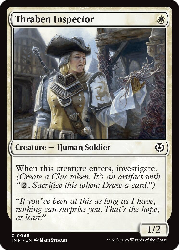 Image for Thraben Inspector (45) (Innistrad Remastered) (INR) - Magic: The Gathering