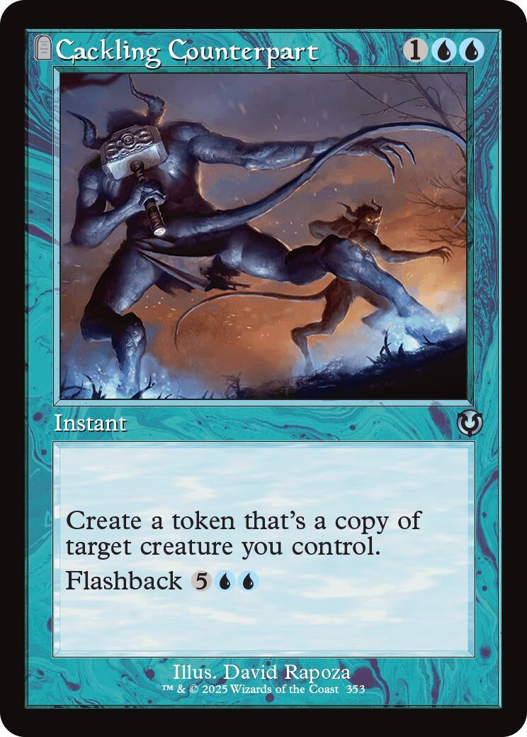 Image for Cackling Counterpart (Retro Frame) (353) (Innistrad Remastered) (INR) - Magic: The Gathering