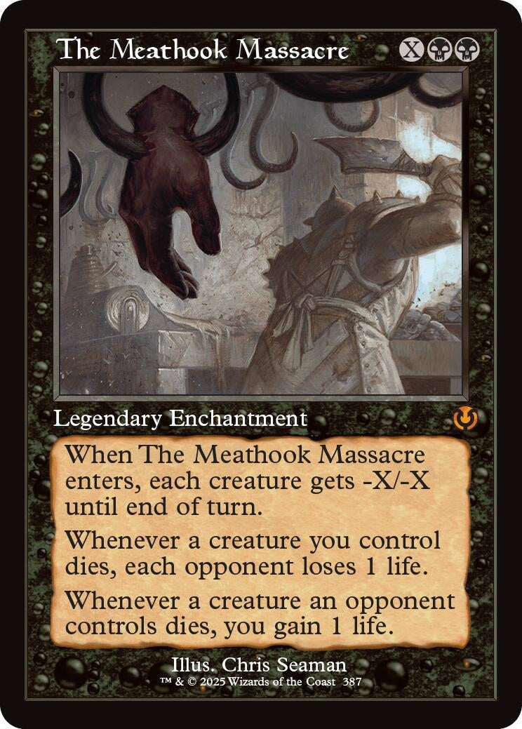 Image for The Meathook Massacre (Retro Frame) (387) (Innistrad Remastered) (INR) - Magic: The Gathering