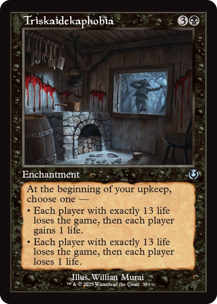 Image for Triskaidekaphobia (Retro Frame) (391) (Innistrad Remastered) (INR) - Magic: The Gathering