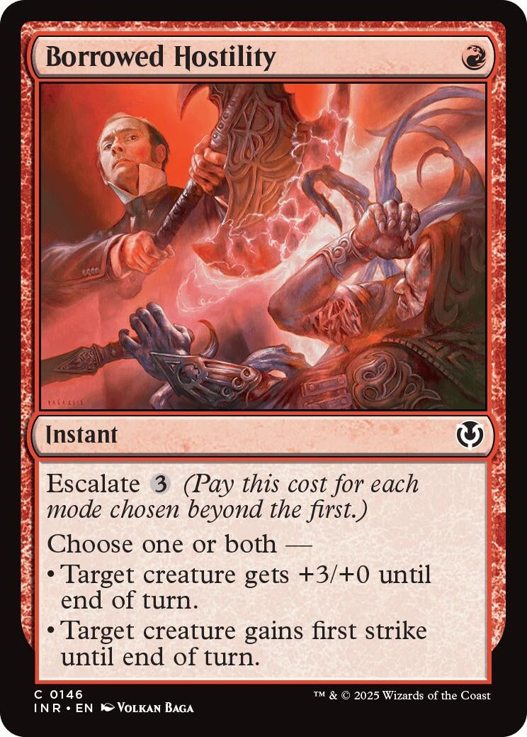 Image for Borrowed Hostility (146) (Innistrad Remastered) (INR) - Magic: The Gathering