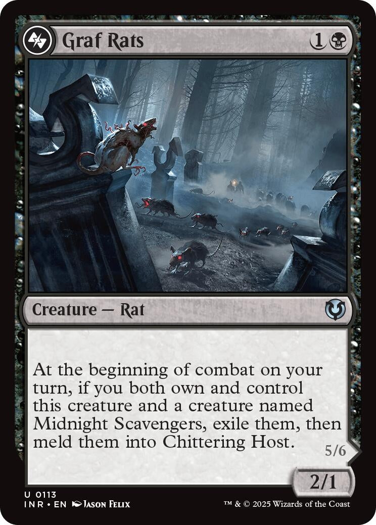 Image for Graf Rats (113) (Innistrad Remastered) (INR) - Magic: The Gathering