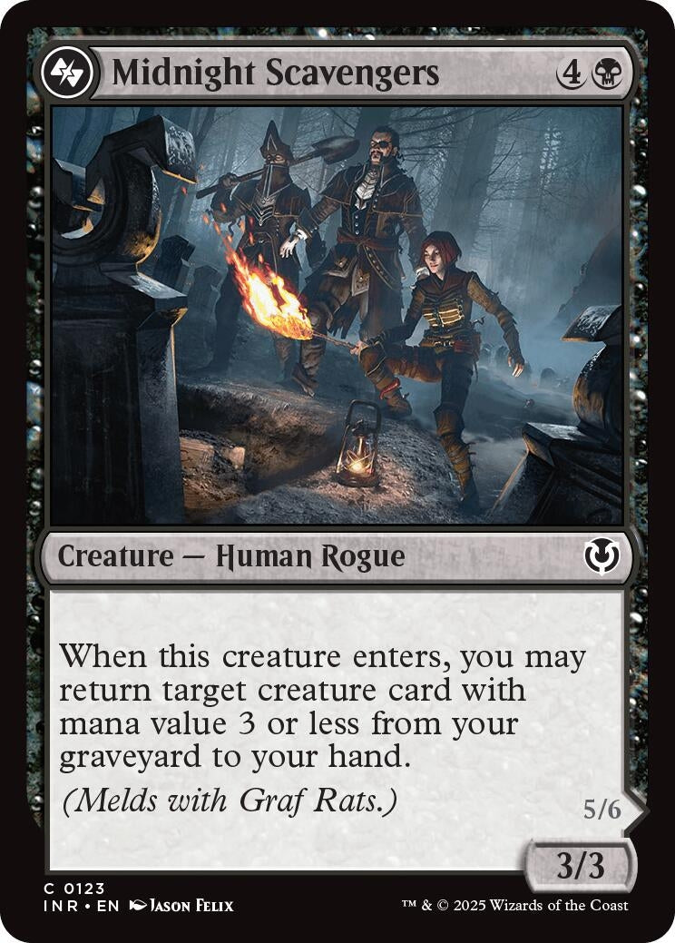 Image for Midnight Scavengers (123) (Innistrad Remastered) (INR) - Magic: The Gathering