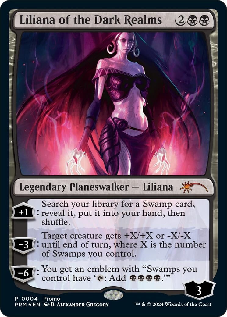 Image for Liliana of the Dark Realms (4) (Media Promos) (MEDIA) - Magic: The Gathering