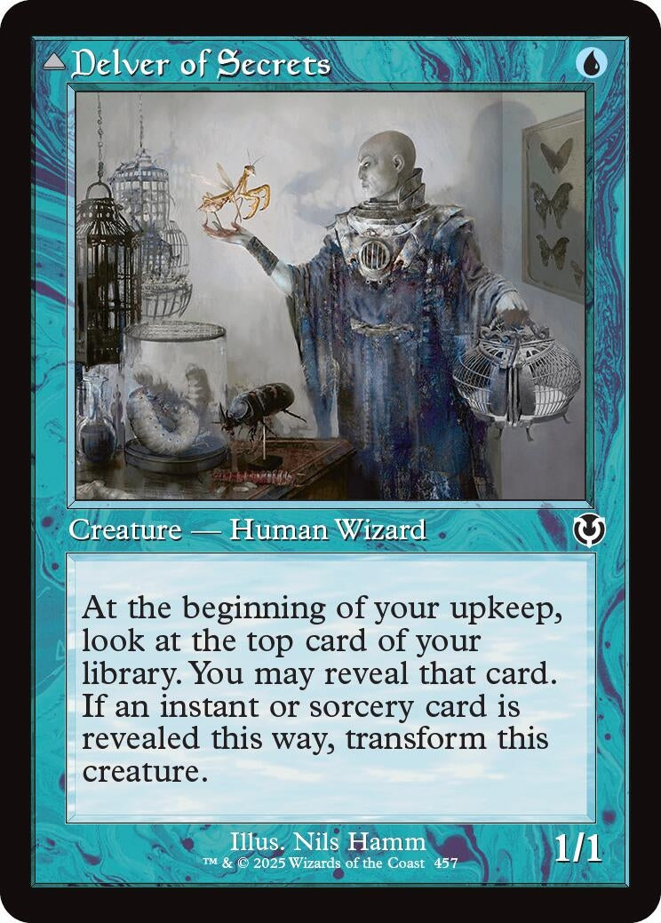 Image for Delver of Secrets (Retro Frame) (457) (Innistrad Remastered) (INR) - Magic: The Gathering