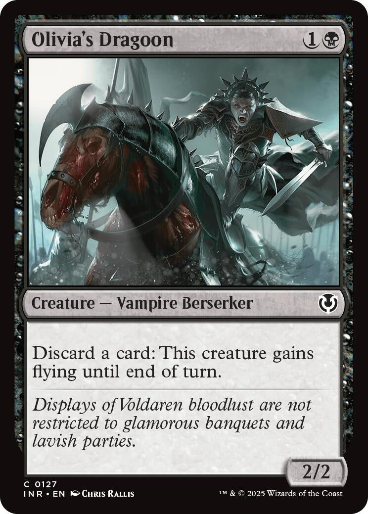 Image for Olivia's Dragoon (127) (Innistrad Remastered) (INR) - Magic: The Gathering