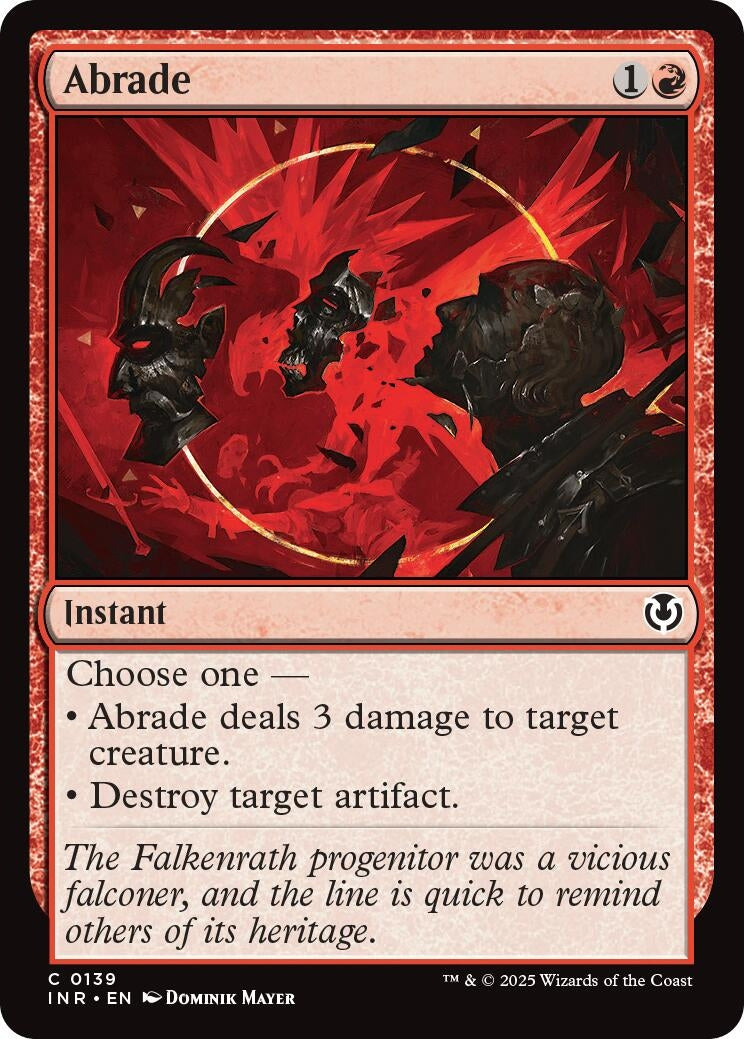 Image for Abrade (139) (Innistrad Remastered) (INR) - Magic: The Gathering