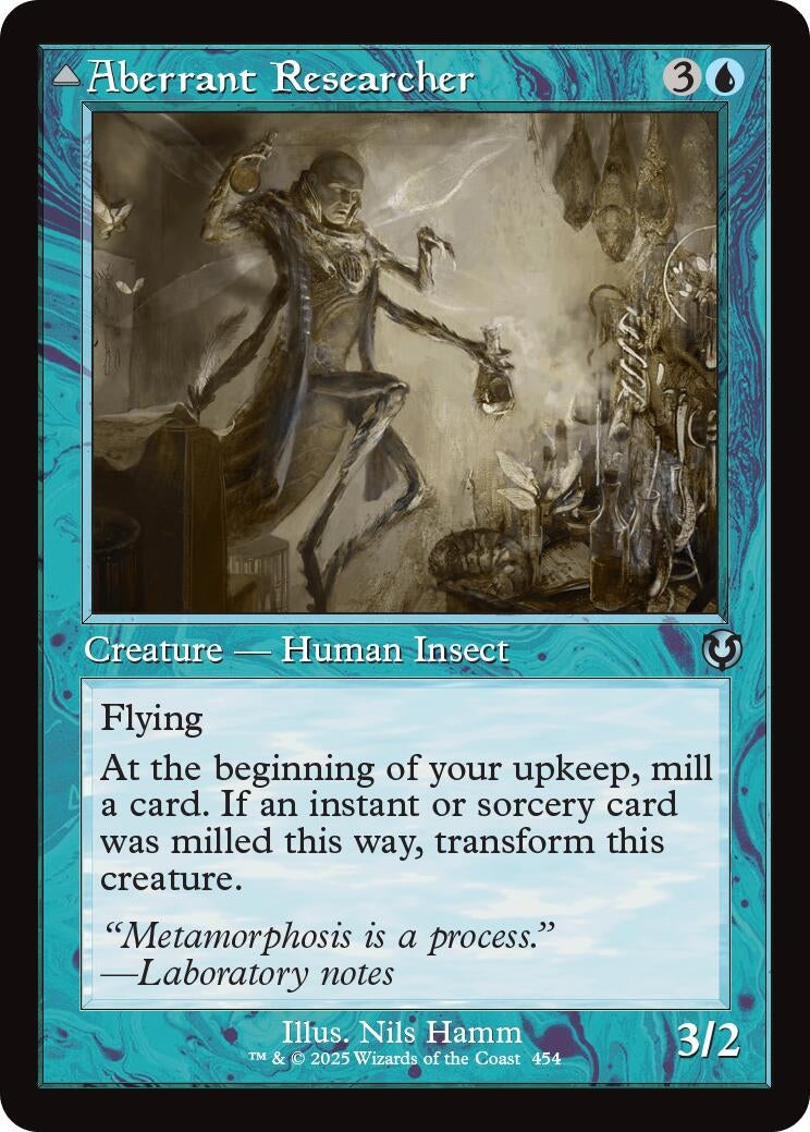 Image for Aberrant Researcher (Retro Frame) (454) (Innistrad Remastered) (INR) - Magic: The Gathering