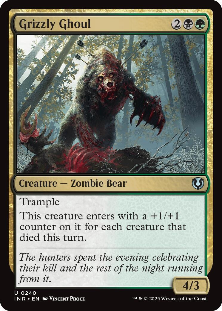 Image for Grizzly Ghoul (240) (Innistrad Remastered) (INR) - Magic: The Gathering