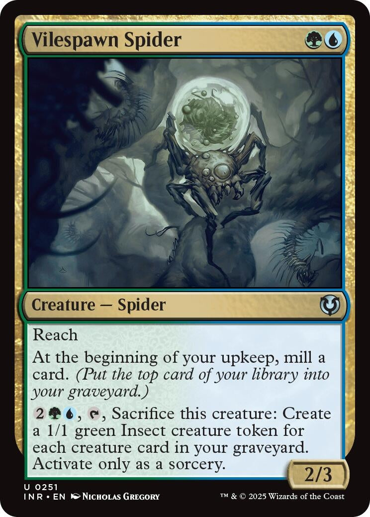 Image for Vilespawn Spider (251) (Innistrad Remastered) (INR) - Magic: The Gathering