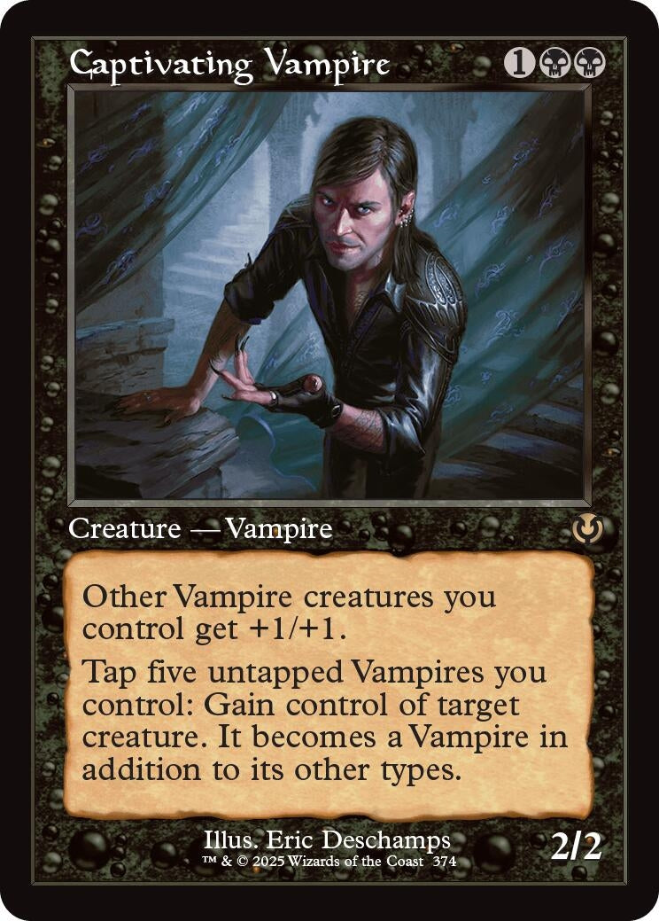 Image for Captivating Vampire (Retro Frame) (374) (Innistrad Remastered) (INR) - Magic: The Gathering