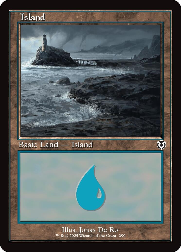 Image for Island (290) (Retro Frame) (290) (Innistrad Remastered) (INR) - Magic: The Gathering
