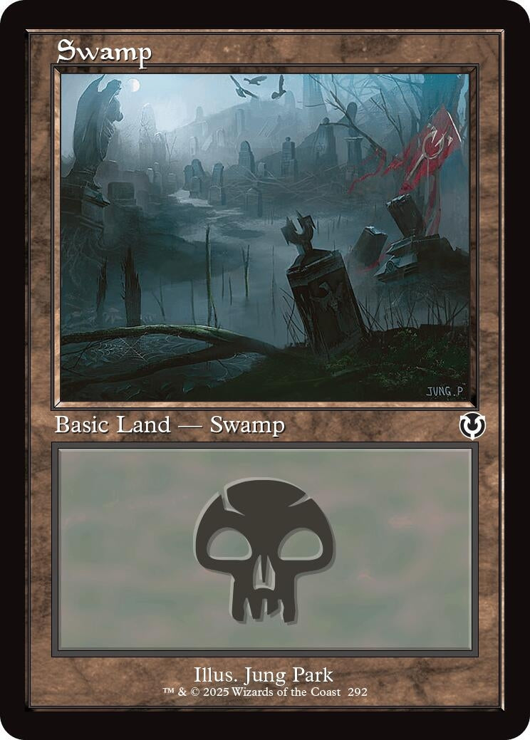 Image for Swamp (292) (Retro Frame) (292) (Innistrad Remastered) (INR) - Magic: The Gathering