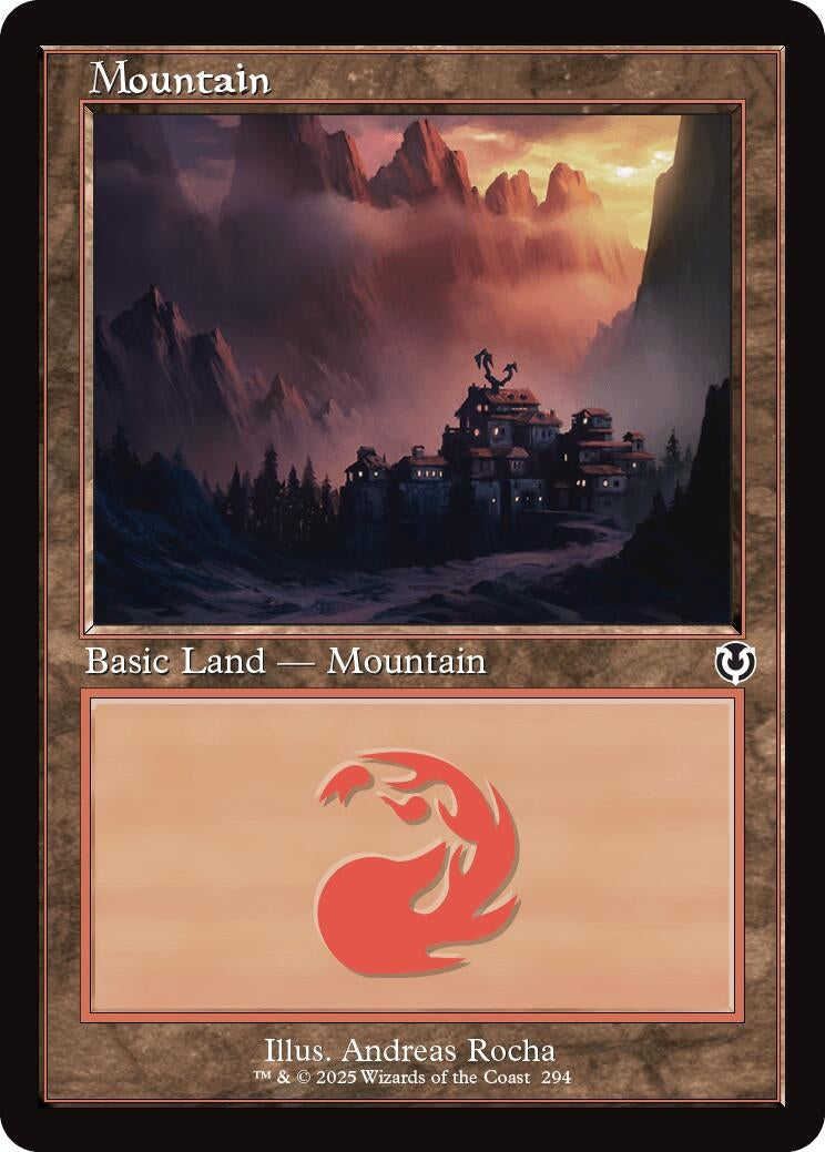 Image for Mountain (294) (Retro Frame) (294) (Innistrad Remastered) (INR) - Magic: The Gathering