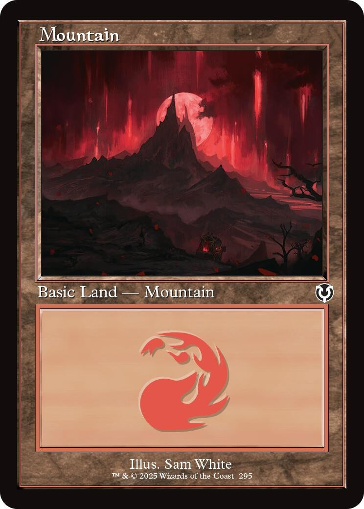 Image for Mountain (295) (Retro Frame) (295) (Innistrad Remastered) (INR) - Magic: The Gathering