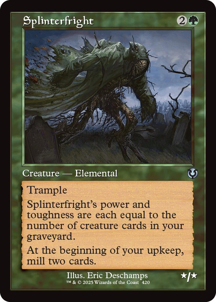 Image for Splinterfright (Retro Frame) (420) (Innistrad Remastered) (INR) - Magic: The Gathering