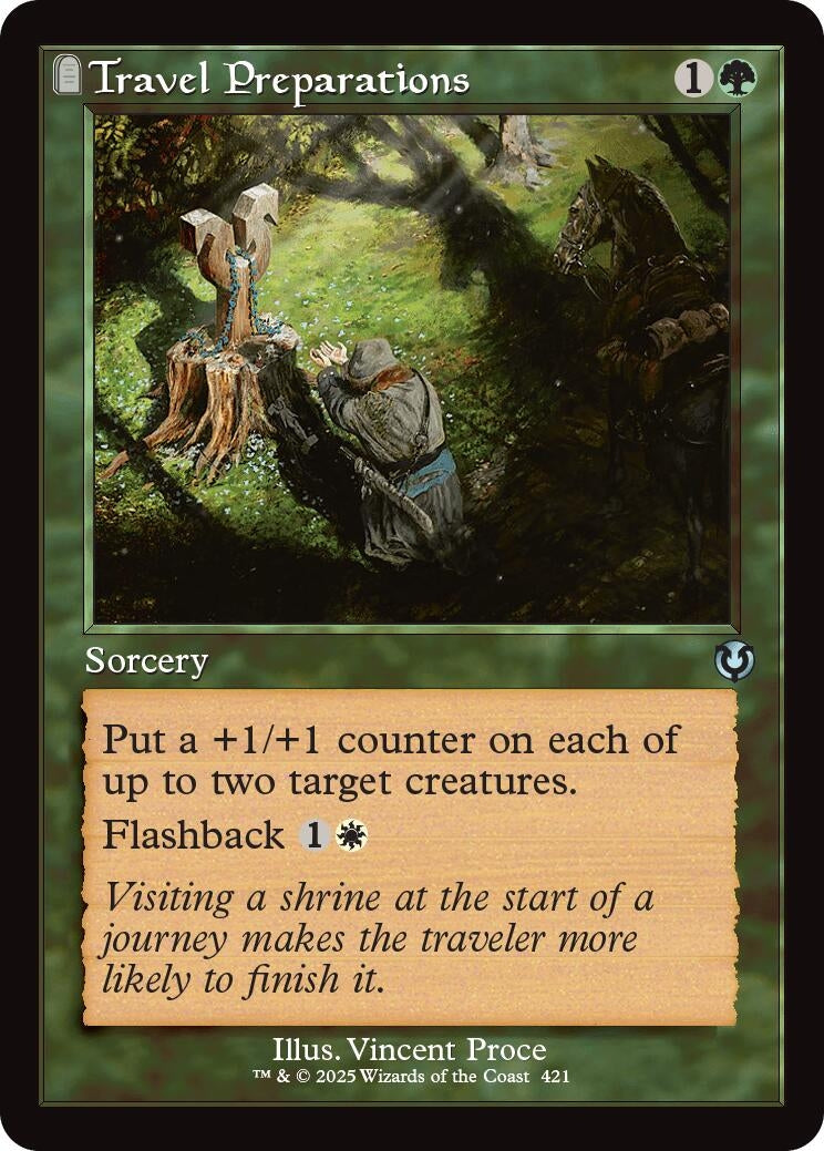 Image for Travel Preparations (Retro Frame) (421) (Innistrad Remastered) (INR) - Magic: The Gathering