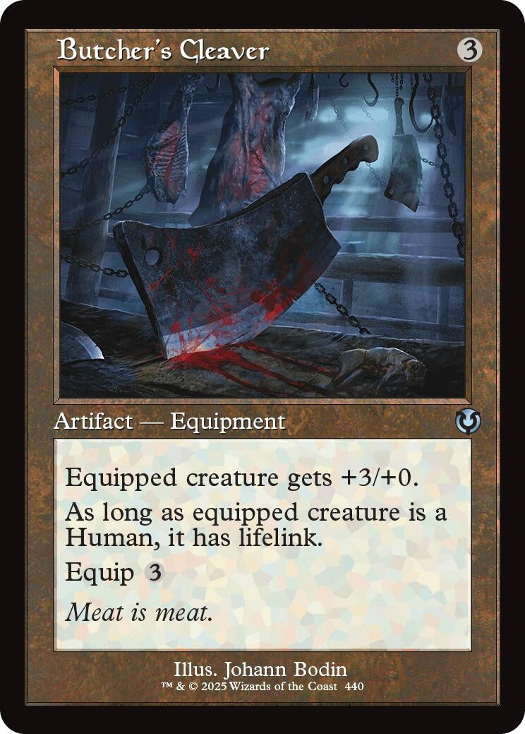 Image for Butcher's Cleaver (Retro Frame) (440) (Innistrad Remastered) (INR) - Magic: The Gathering