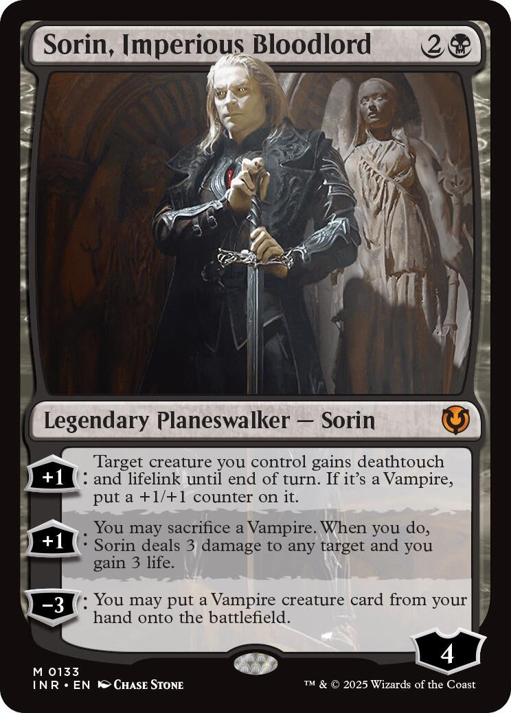 Image for Sorin, Imperious Bloodlord (133) (Innistrad Remastered) (INR) - Magic: The Gathering