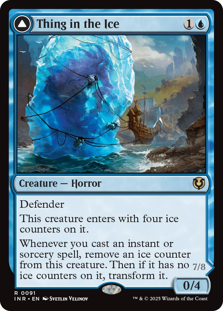 Image for Thing in the Ice (91) (Innistrad Remastered) (INR) - Magic: The Gathering