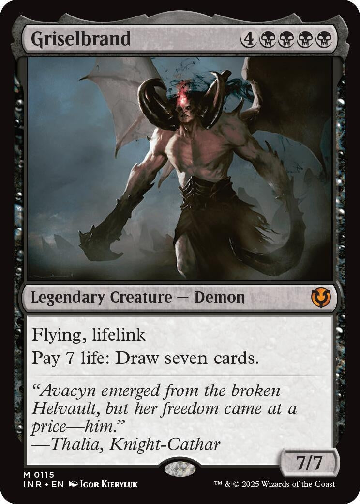 Image for Griselbrand (115) (Innistrad Remastered) (INR) - Magic: The Gathering