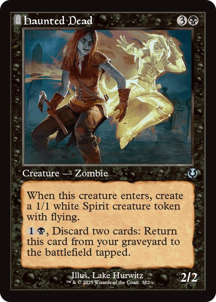 Image for Haunted Dead (Retro Frame) (382) (Innistrad Remastered) (INR) - Magic: The Gathering