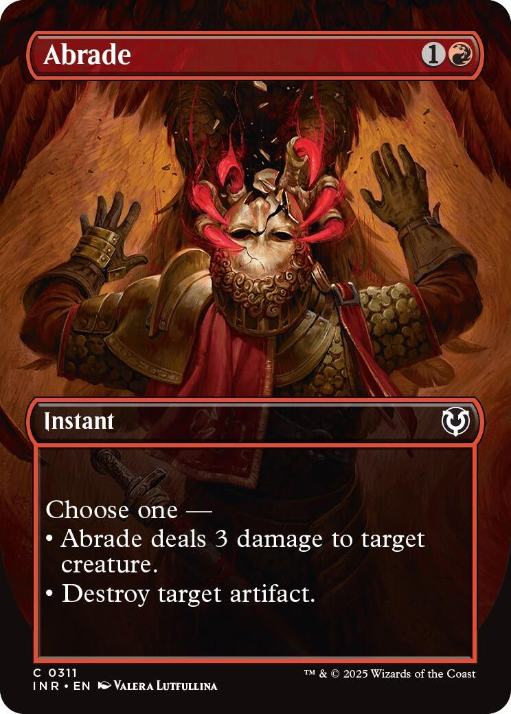 Image for Abrade (Borderless) (311) (Innistrad Remastered) (INR) - Magic: The Gathering