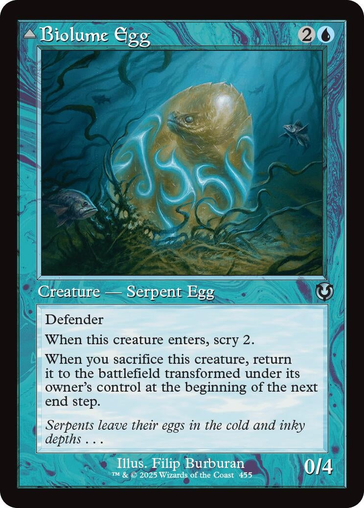 Image for Biolume Egg (Retro Frame) (455) (Innistrad Remastered) (INR) - Magic: The Gathering