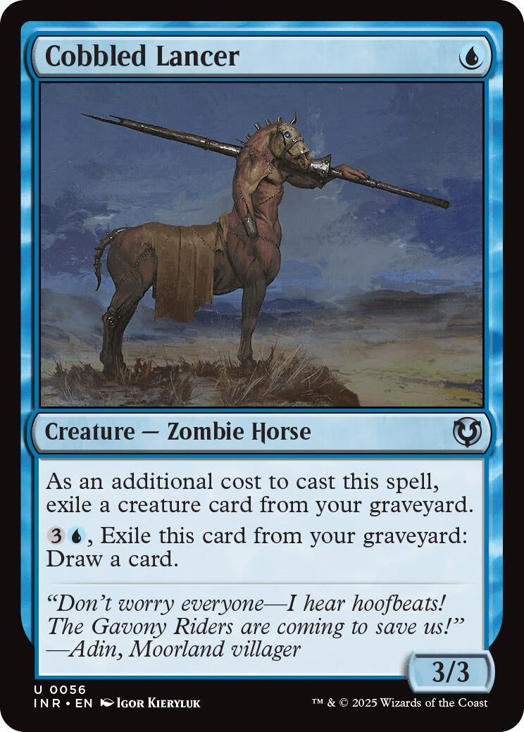 Image for Cobbled Lancer (56) (Innistrad Remastered) (INR) - Magic: The Gathering