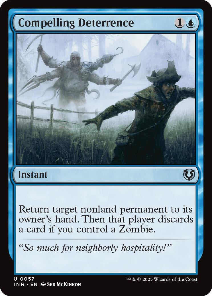 Image for Compelling Deterrence (57) (Innistrad Remastered) (INR) - Magic: The Gathering