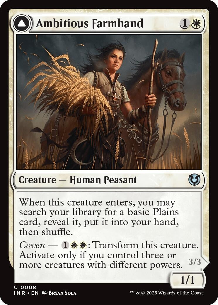 Image for Ambitious Farmhand (8) (Innistrad Remastered) (INR) - Magic: The Gathering