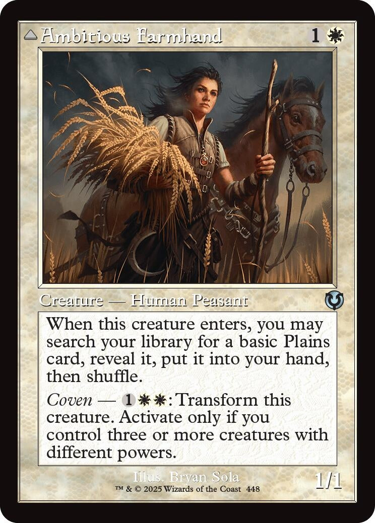 Image for Ambitious Farmhand (Retro Frame) (448) (Innistrad Remastered) (INR) - Magic: The Gathering